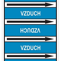 Značení potrubí, vzduch